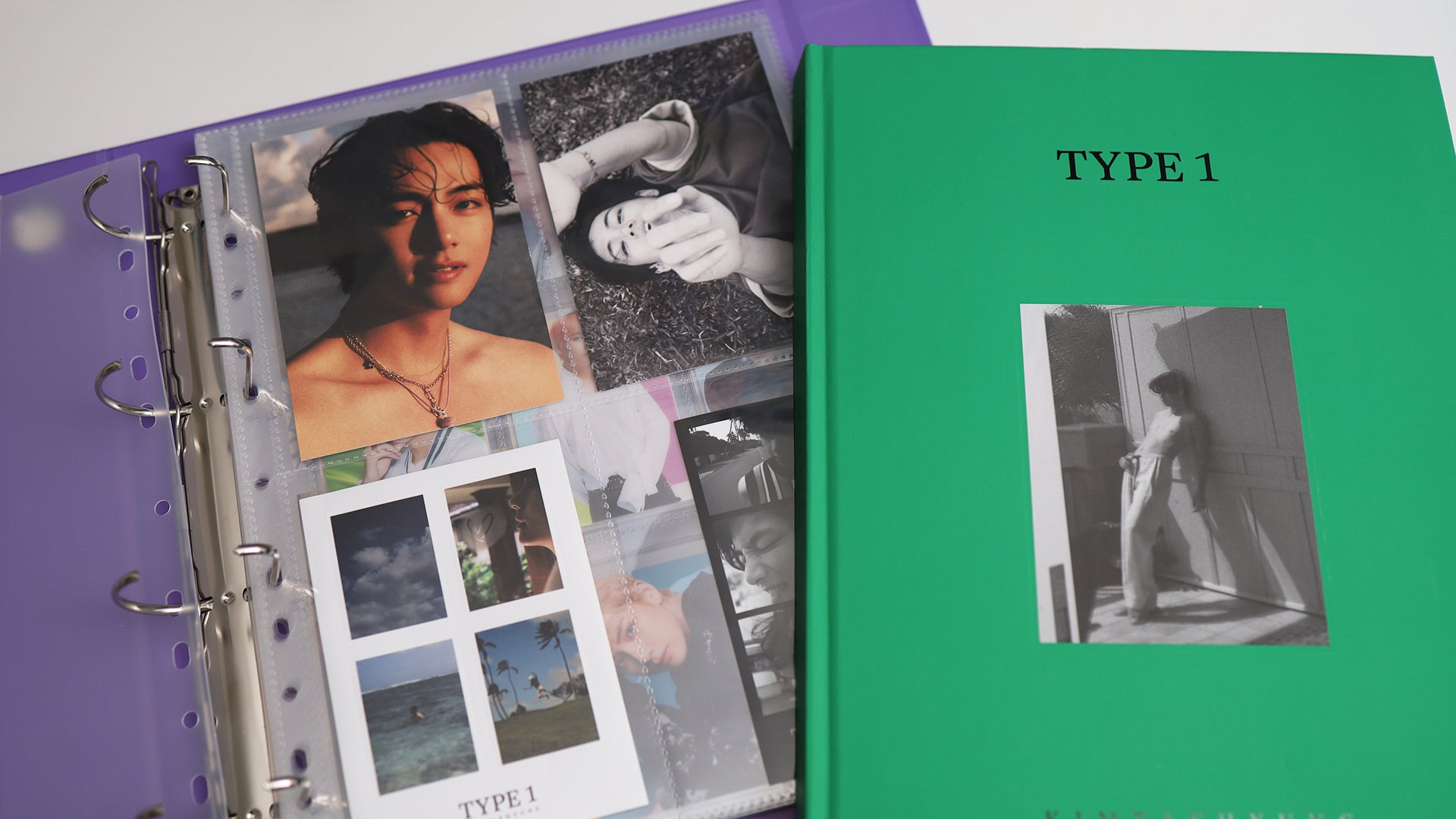 Organising BTS V Photobook ‘TYPE 1’