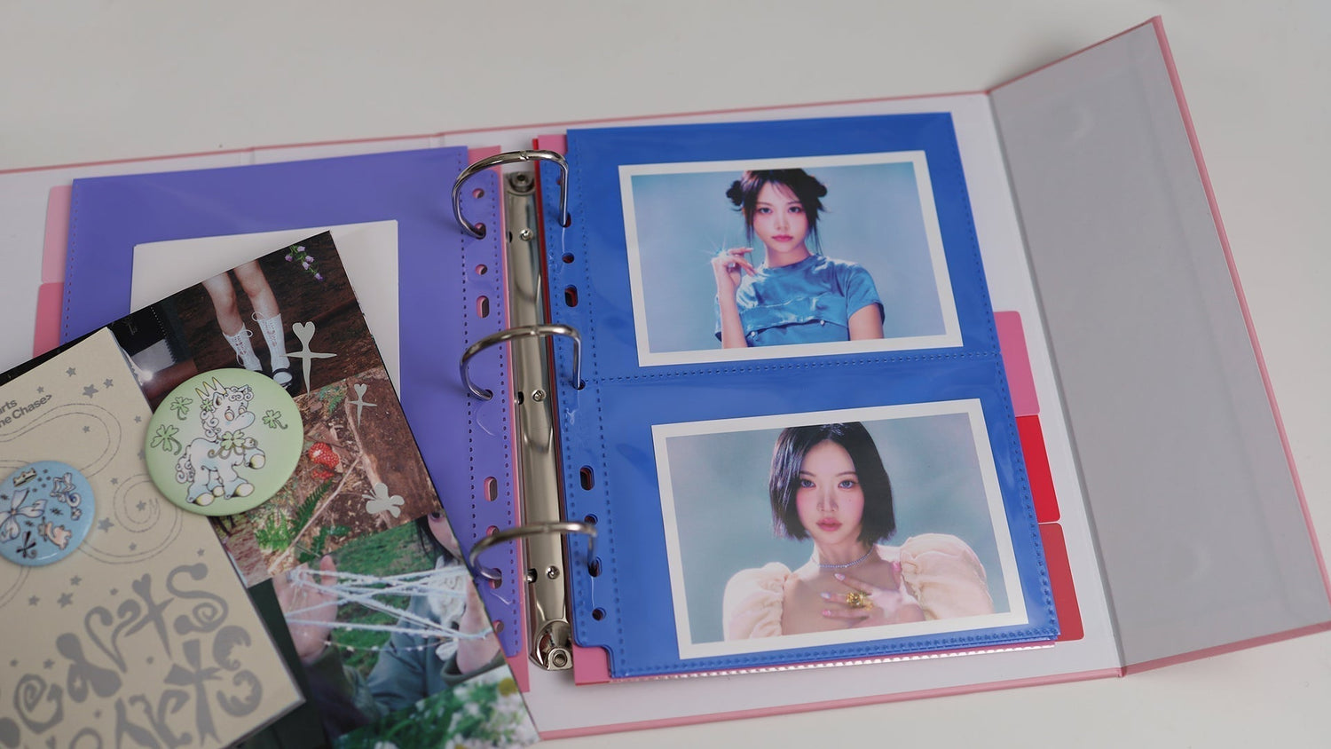 Personalising Your Binder With Hearts2Hearts 'The Chase' Album