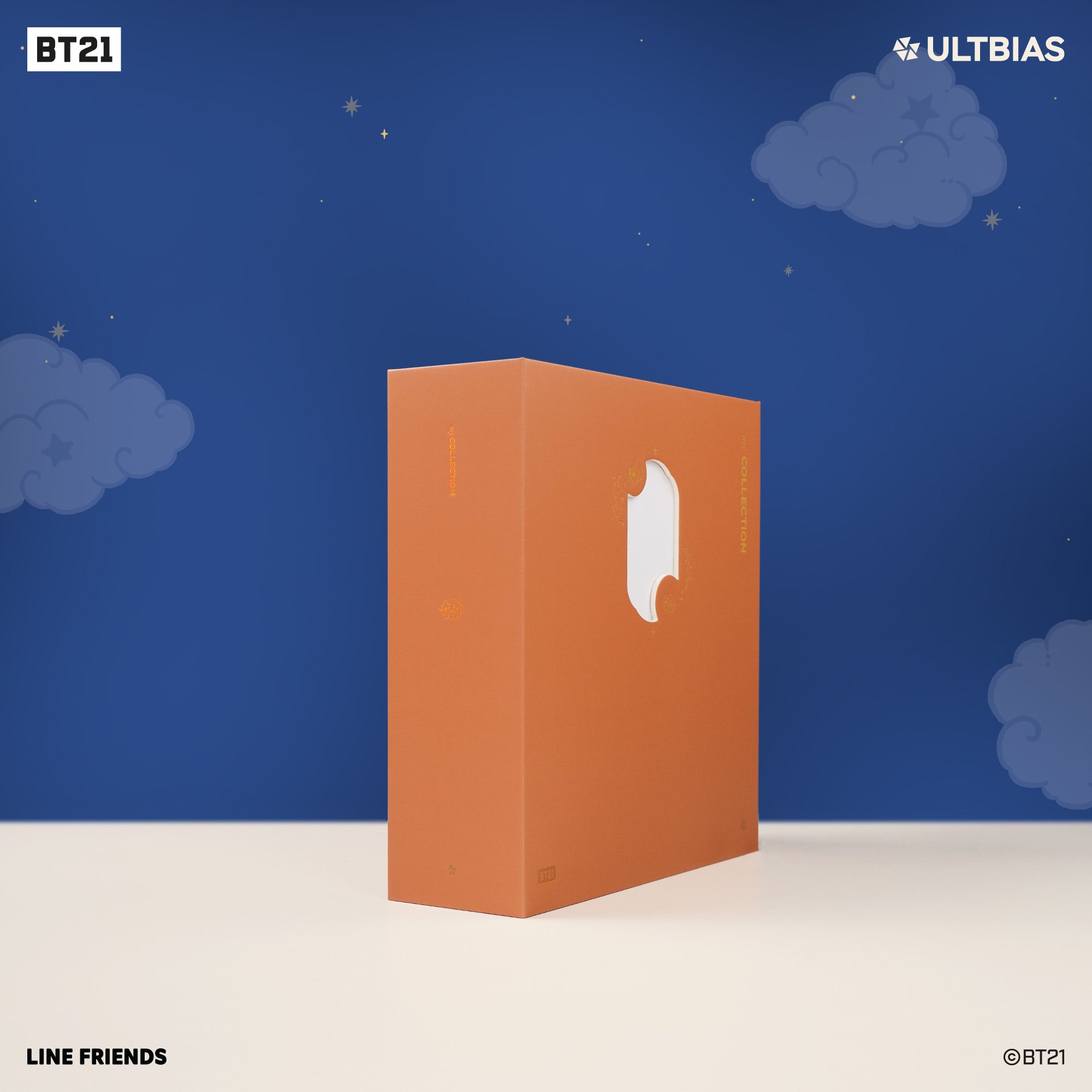 BT21 with ULTBIAS - SHOOKY - A5 myCOLLECTION - Complete Set