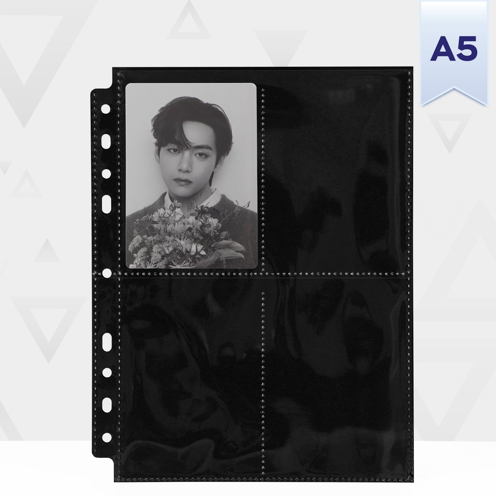 Custom A5 4-Pocket Pages - Mini Tour - Black