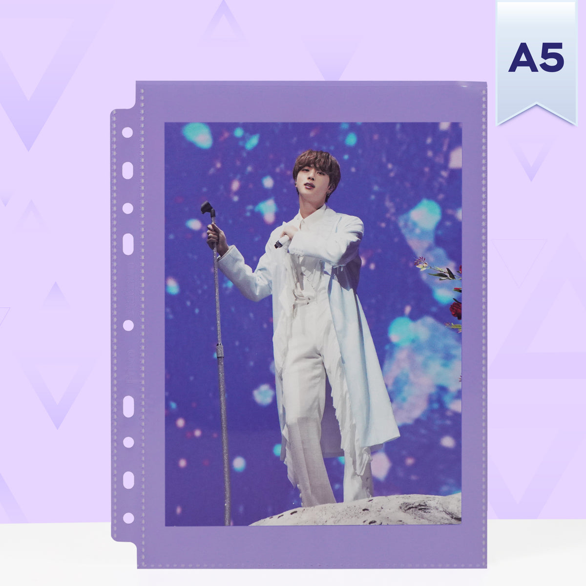 Custom A5 1-Pocket Pages - Mini Poster - Purple