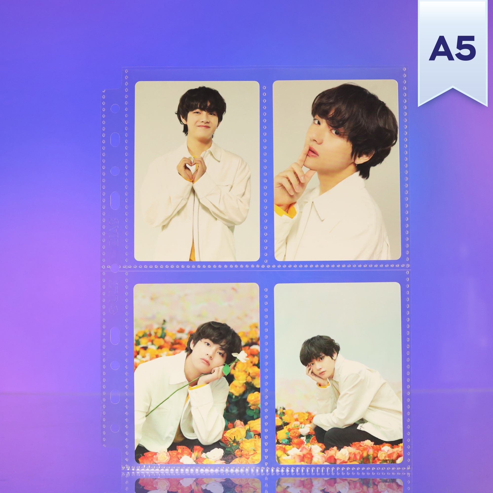 Custom A5 4-Pocket Pages - Mini Tour - Single Sided