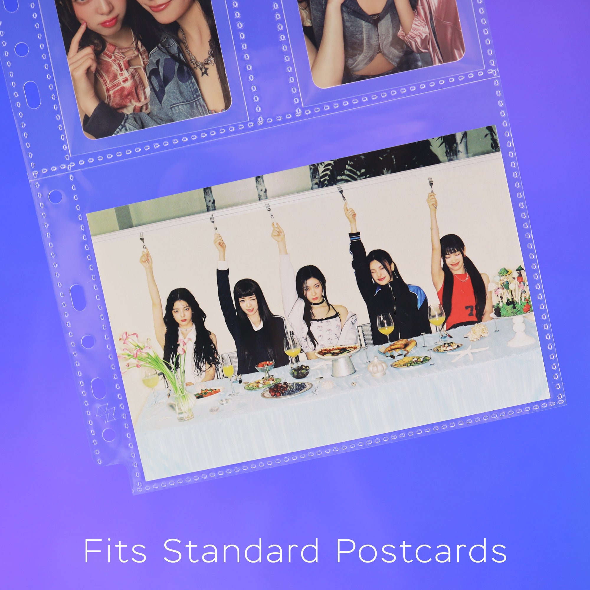 Custom A5 3-Pocket Pages - Photocard & Postcard (Type A)