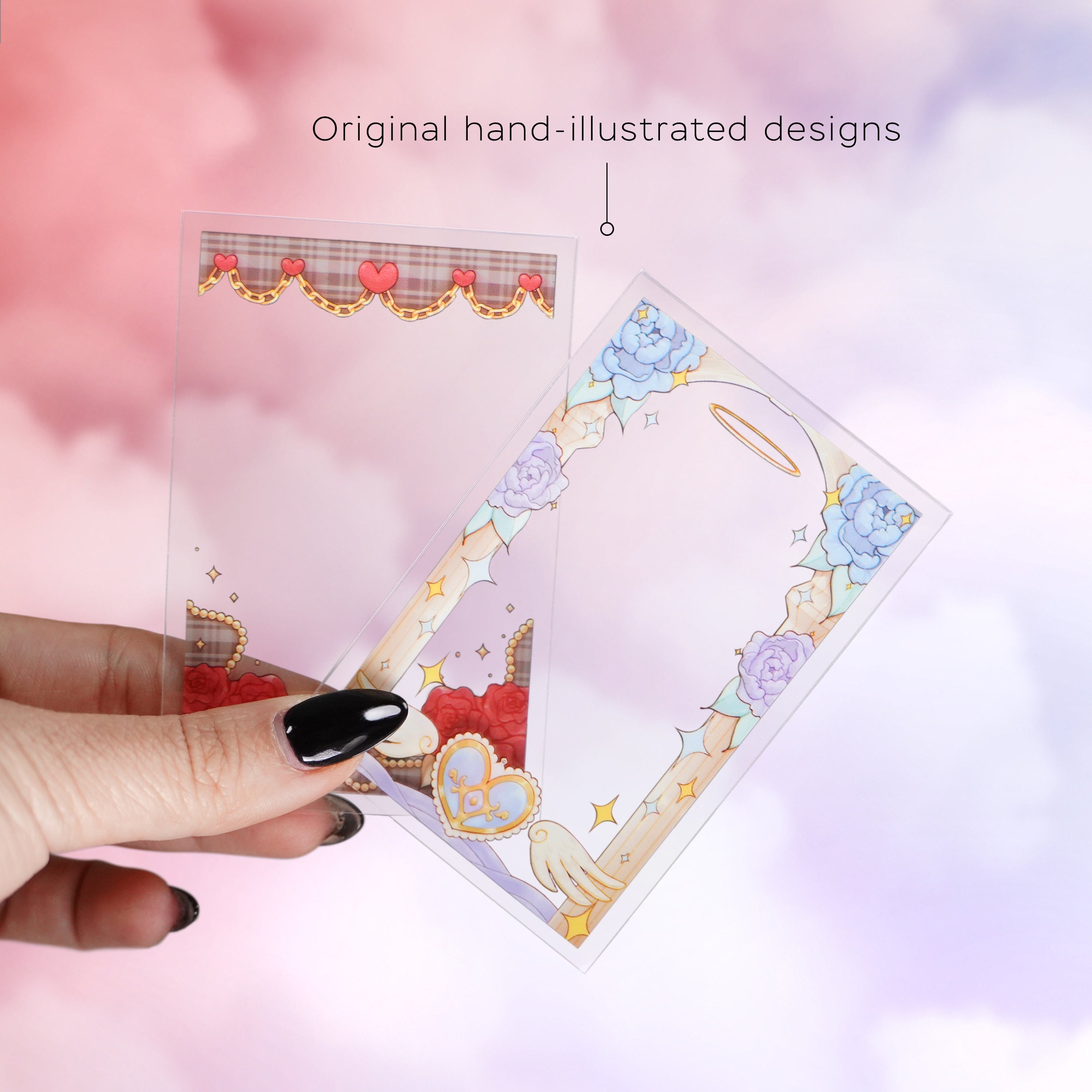 Premium+ Photocard Sleeves - Outer - Roses & Violets