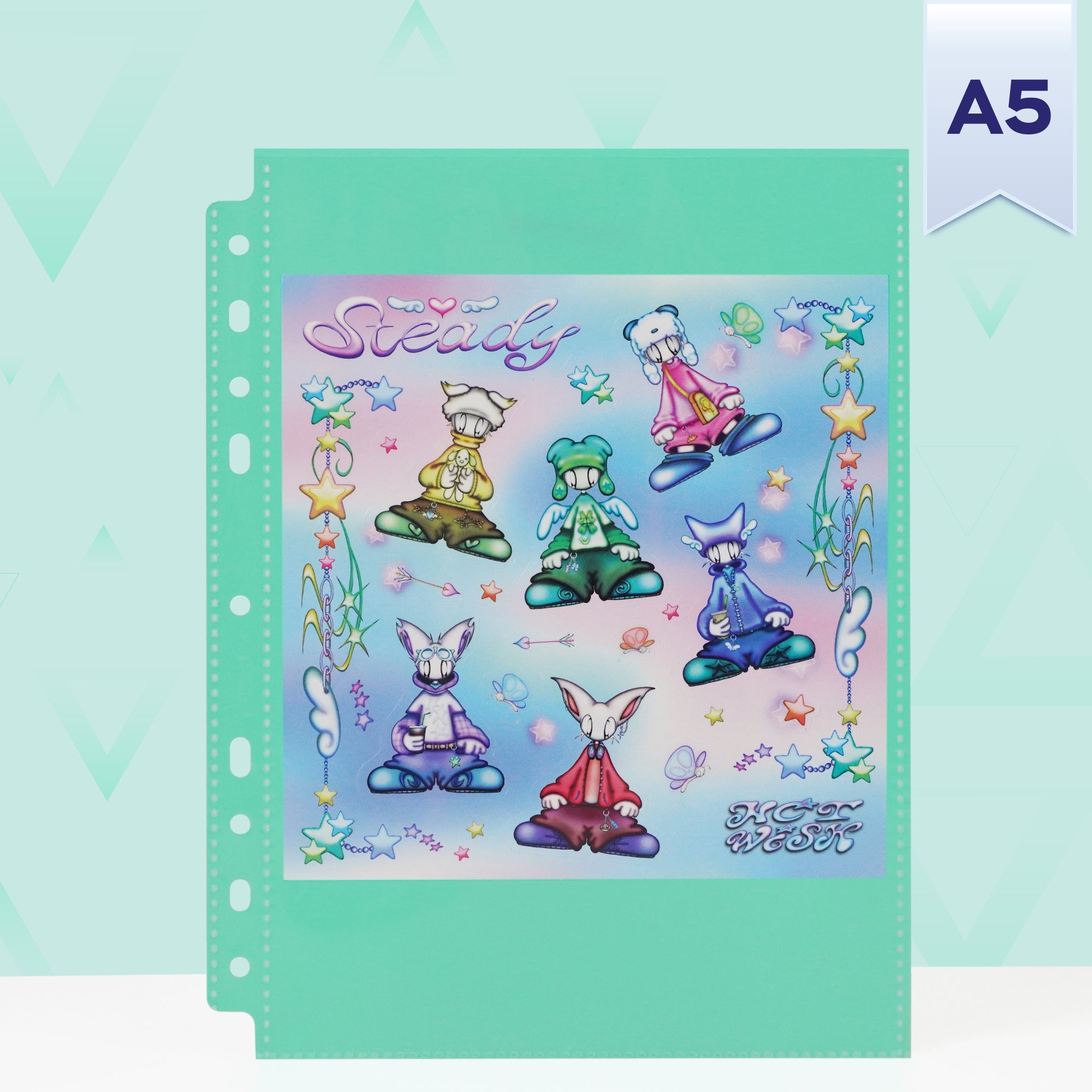 Custom A5 1-Pocket Pages - Mini Poster - Colored