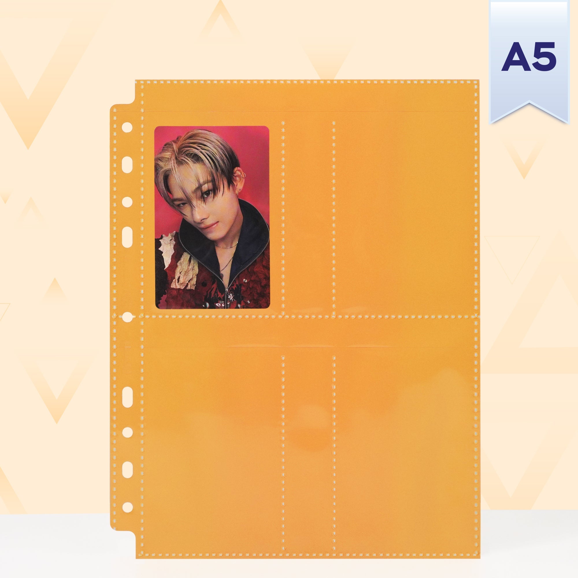 Custom A5 4-Pocket Pages - Double Sleeve - Colored