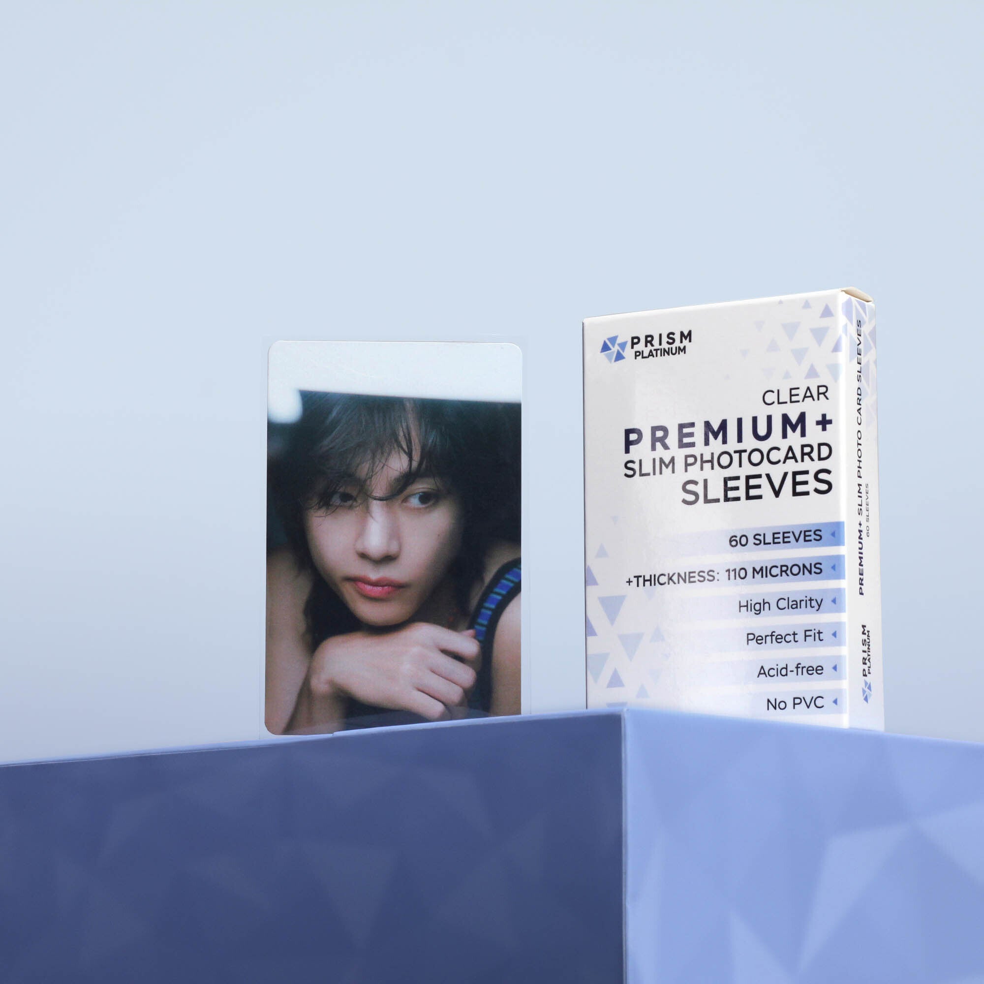 Premium+ Slim Photocard Sleeves - Prism Platinum US