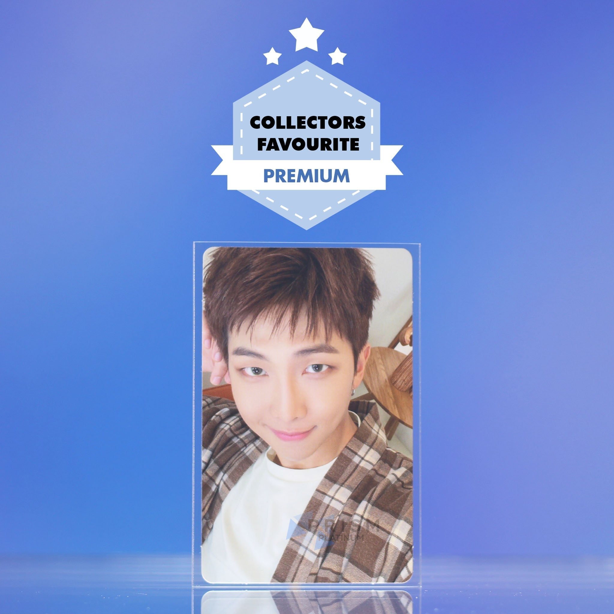 Premium Slim Photocard Sleeves - Prism Platinum