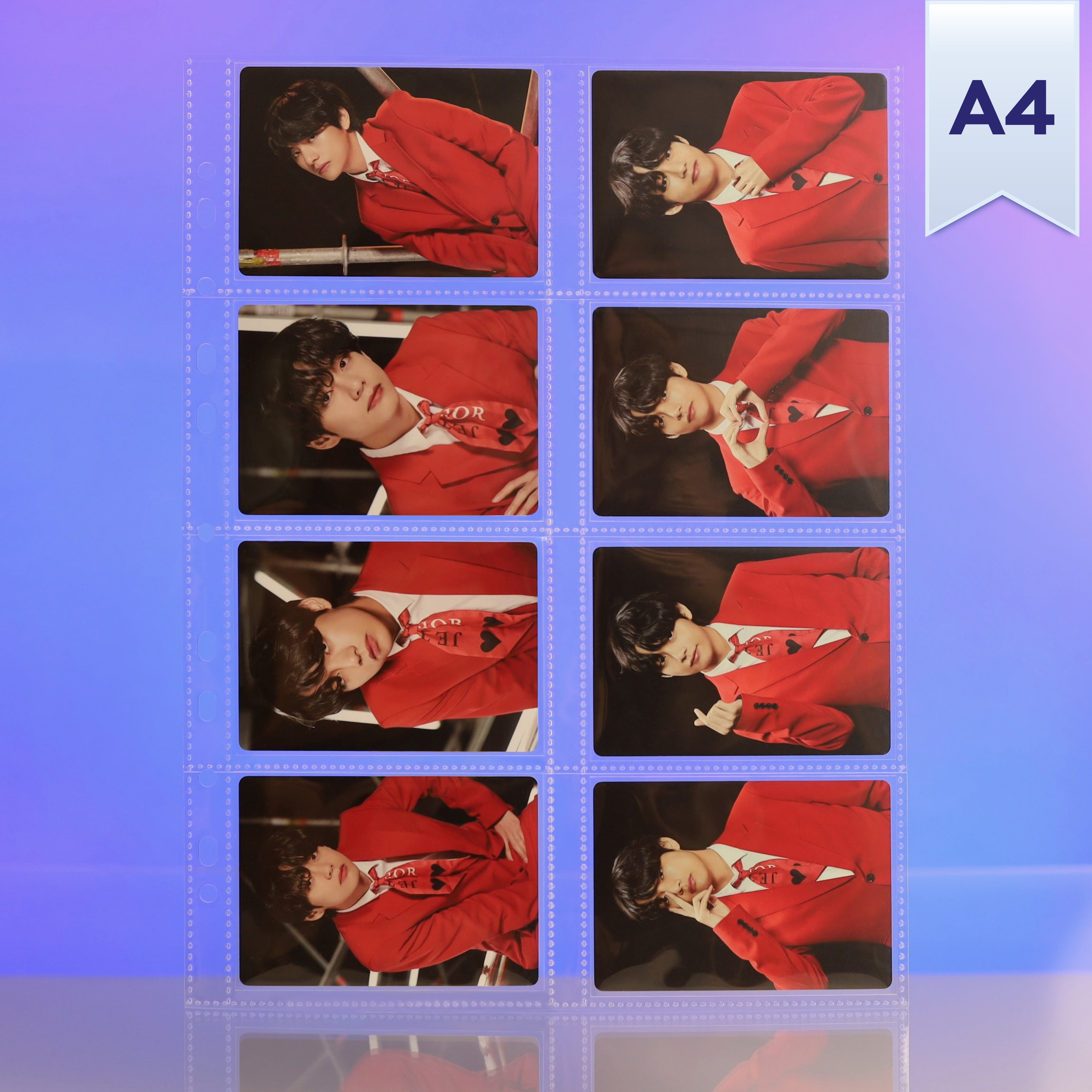 Custom A4 8-Pocket Pages