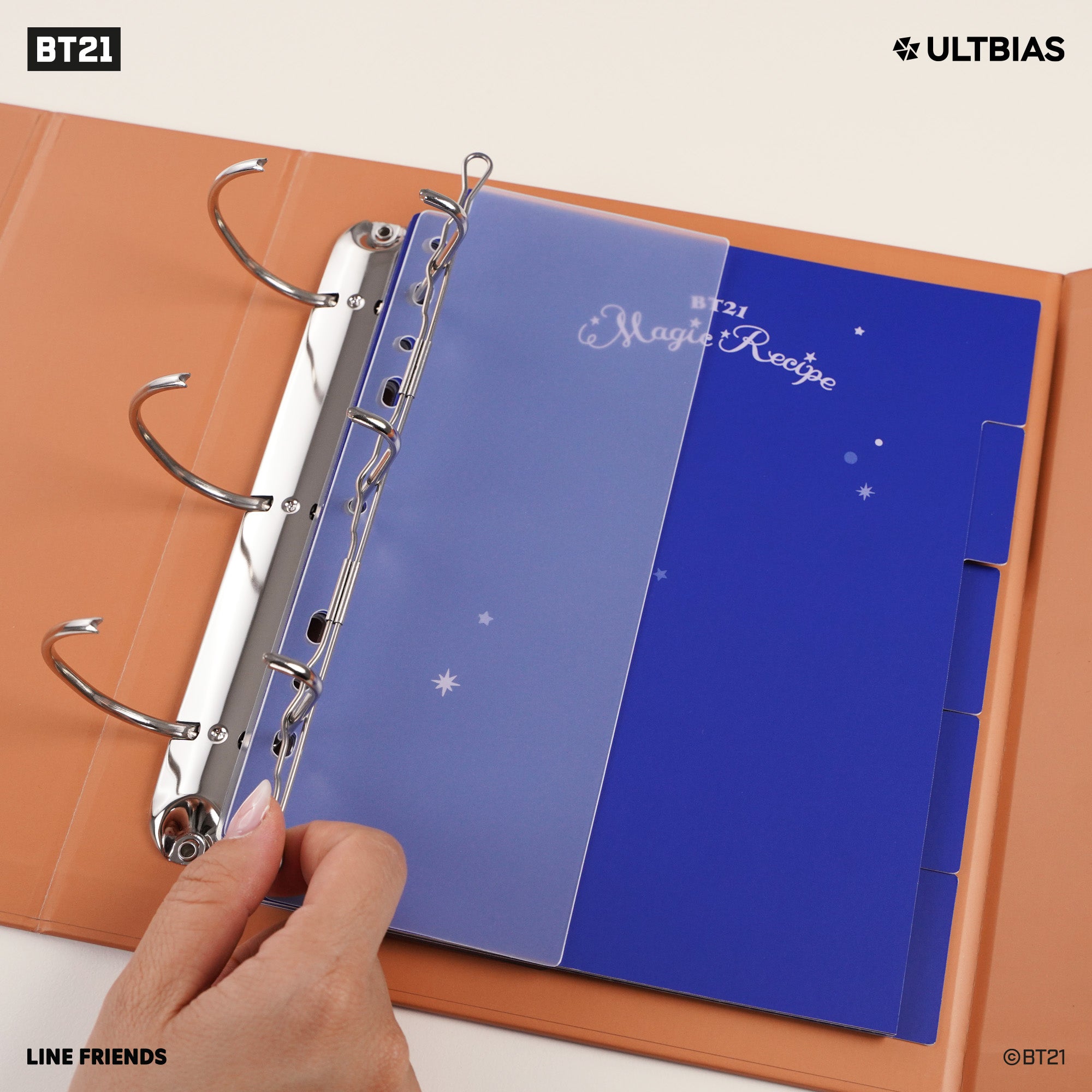 BT21 with ULTBIAS - SHOOKY - A5 myCOLLECTION - Complete Set