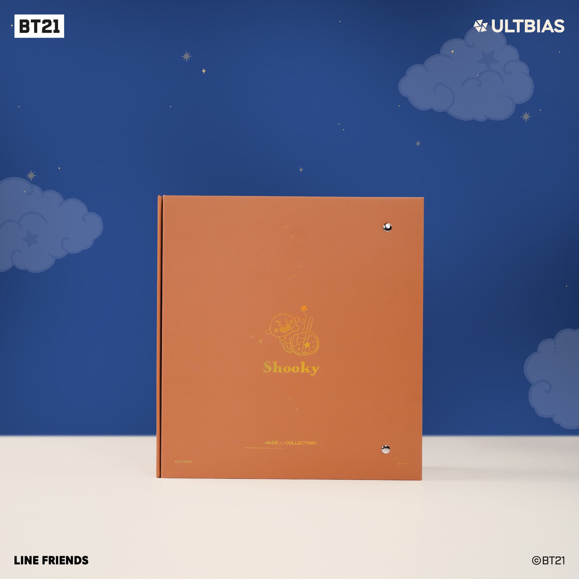BT21 with ULTBIAS - SHOOKY - A5 myCOLLECTION - Complete Set