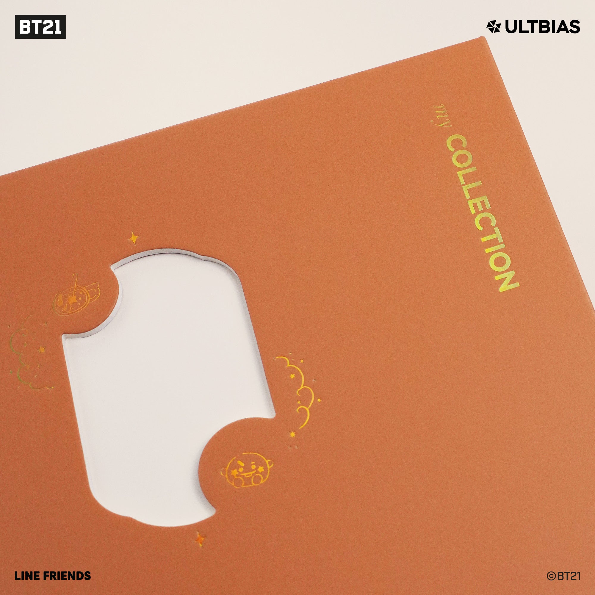 BT21 with ULTBIAS - SHOOKY - A5 myCOLLECTION - Complete Set