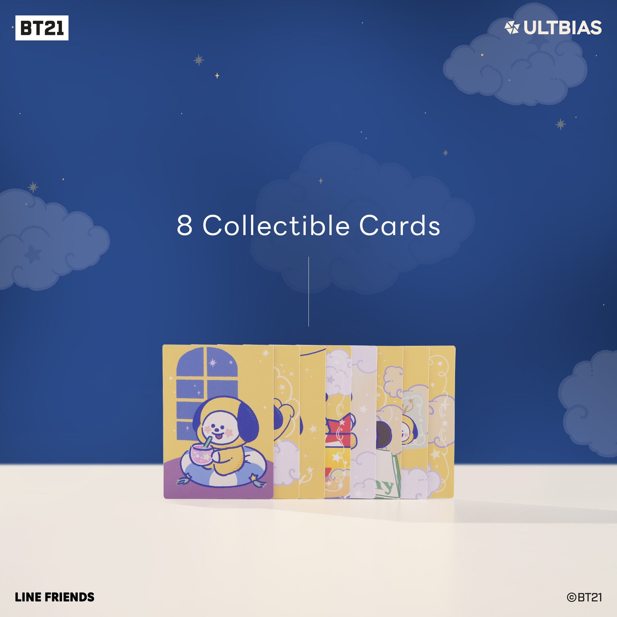 BT21 with ULTBIAS - CHIMMY - A5 myCOLLECTION - Complete Set