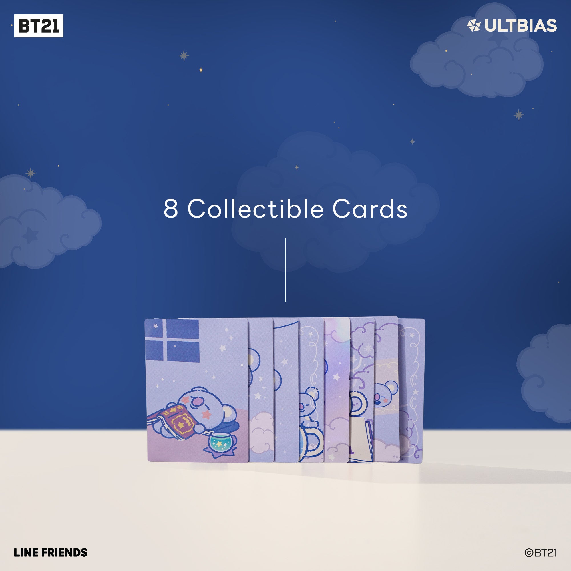 BT21 with ULTBIAS  - KOYA - A5 myCOLLECTION - Complete Set