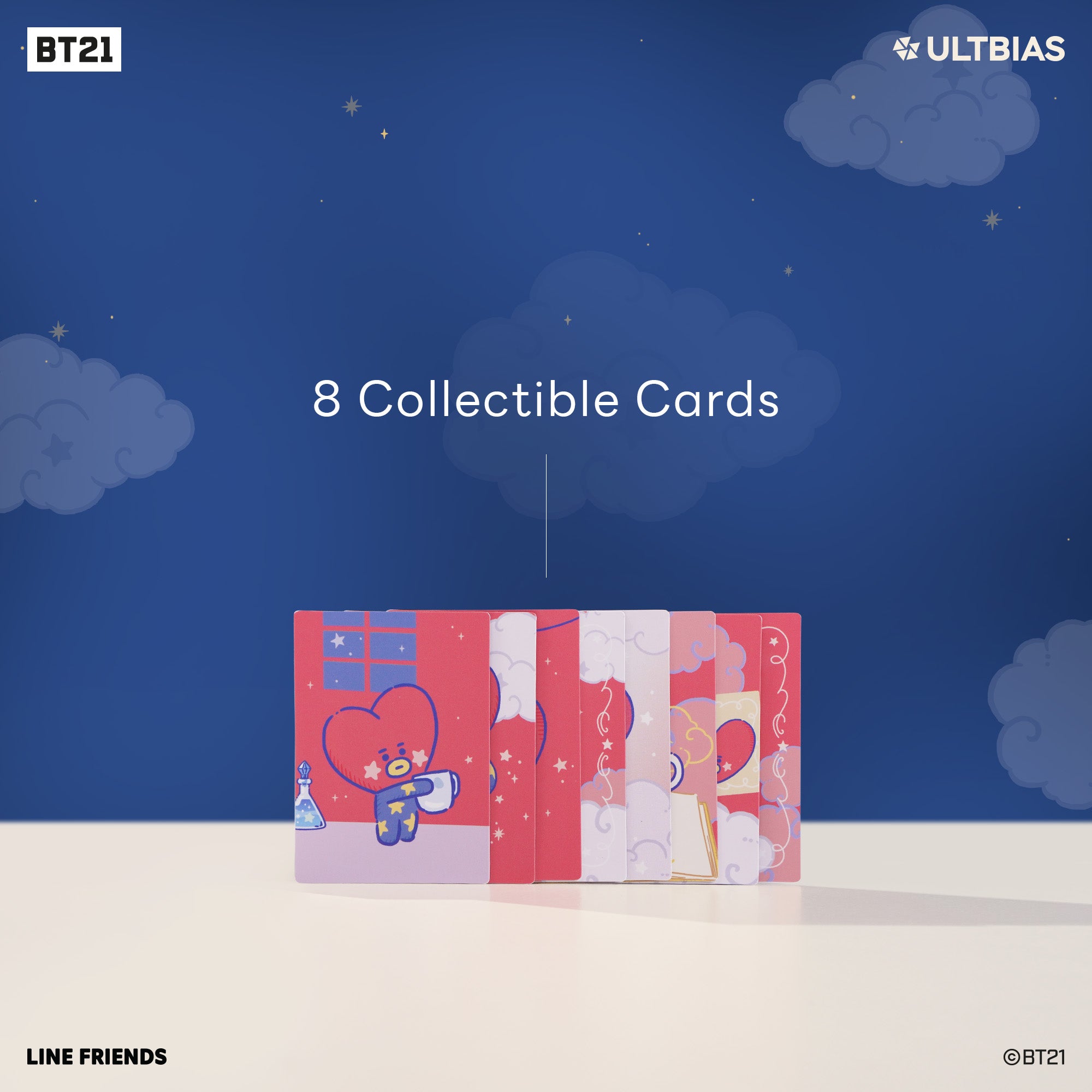 BT21 with ULTBIAS - TATA - A5 myCOLLECTION - Complete Set