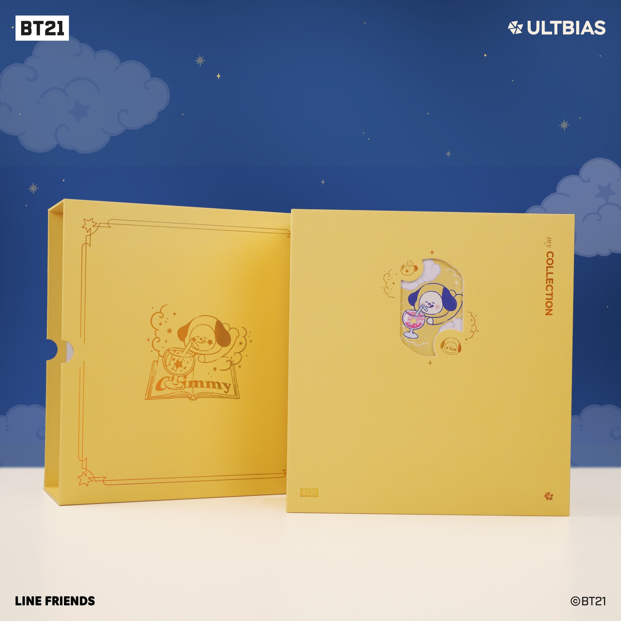BT21 with ULTBIAS - CHIMMY - A5 myCOLLECTION - Complete Set