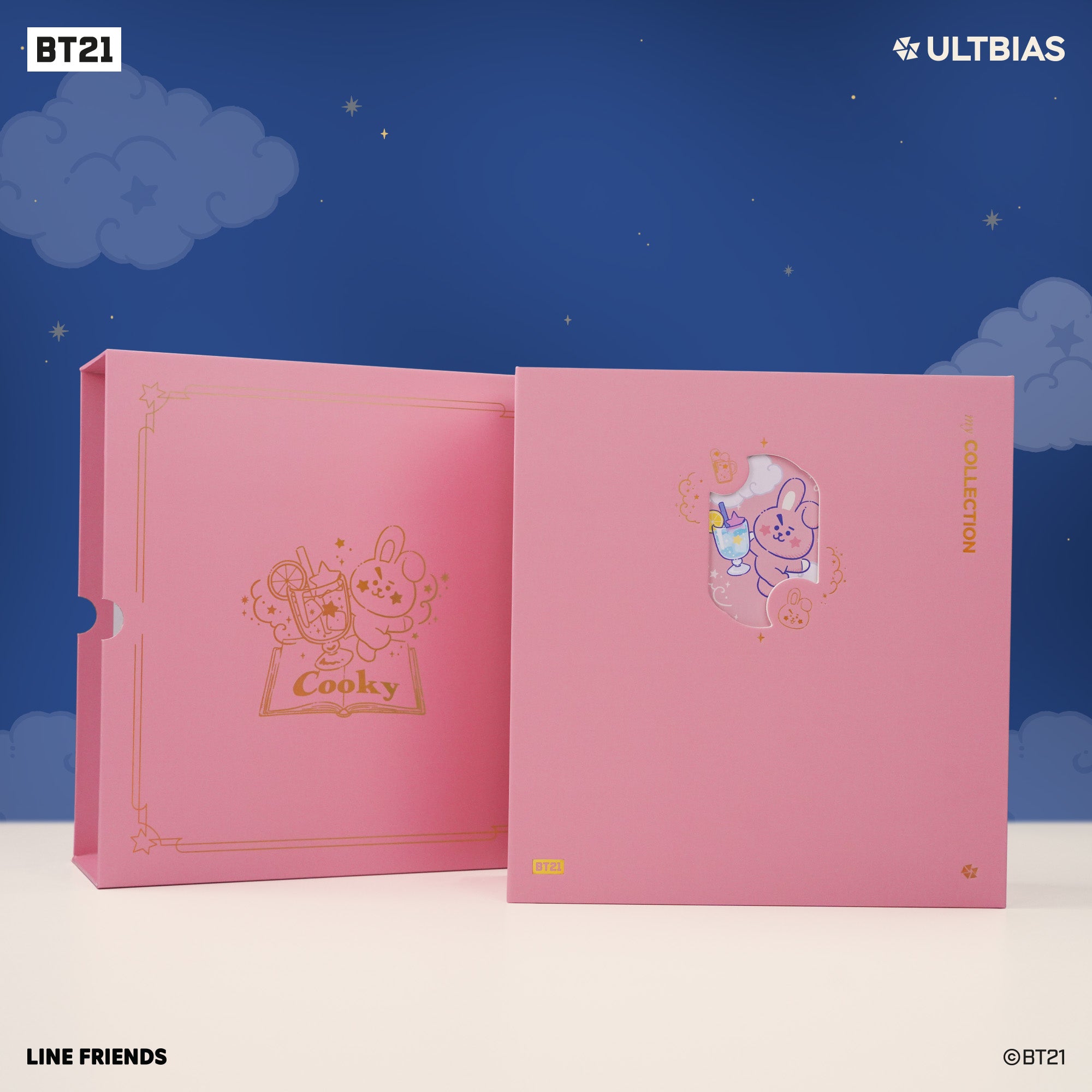 BT21 with ULTBIAS - COOKY - A5 myCOLLECTION - Complete Set