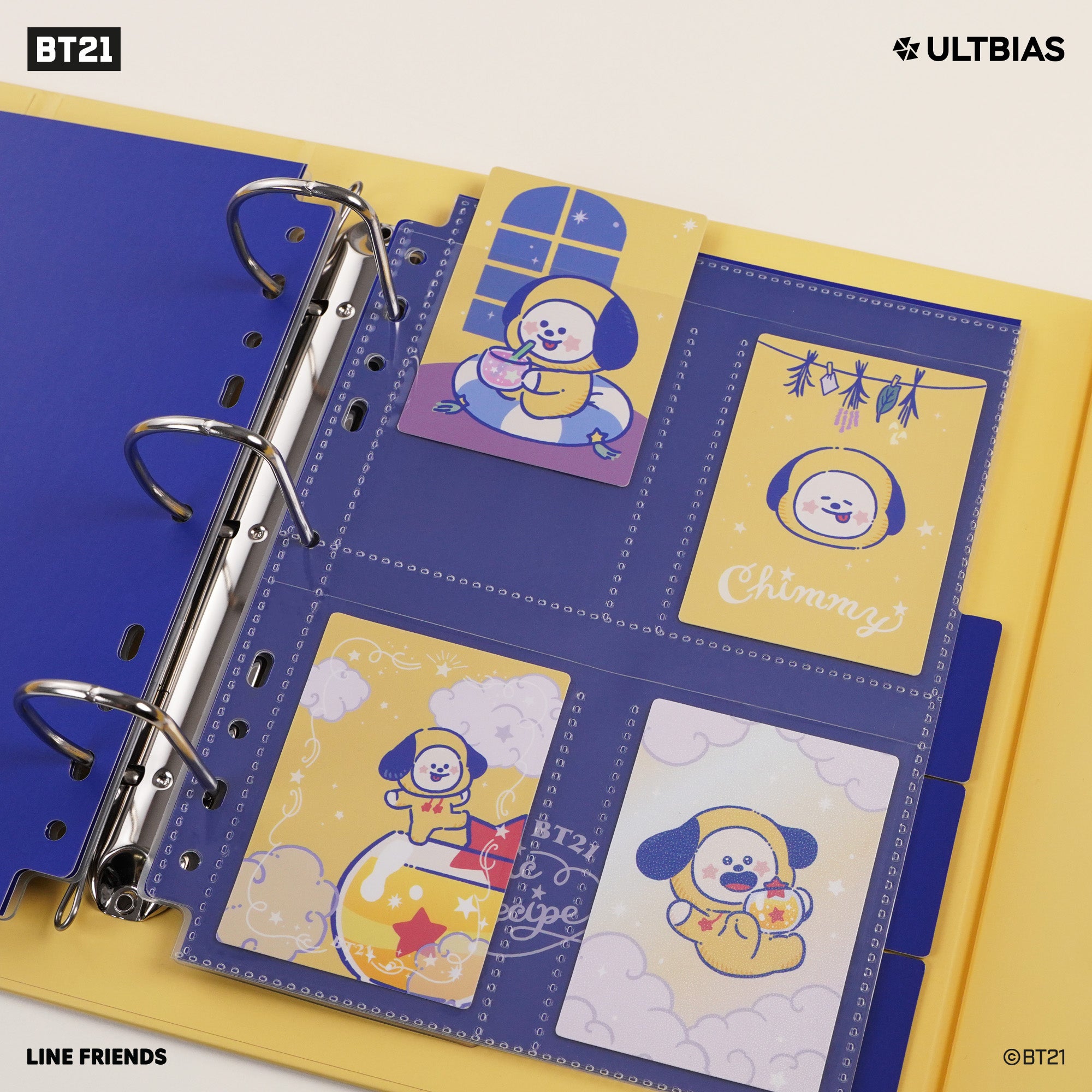 BT21 with ULTBIAS - CHIMMY - A5 myCOLLECTION - Complete Set