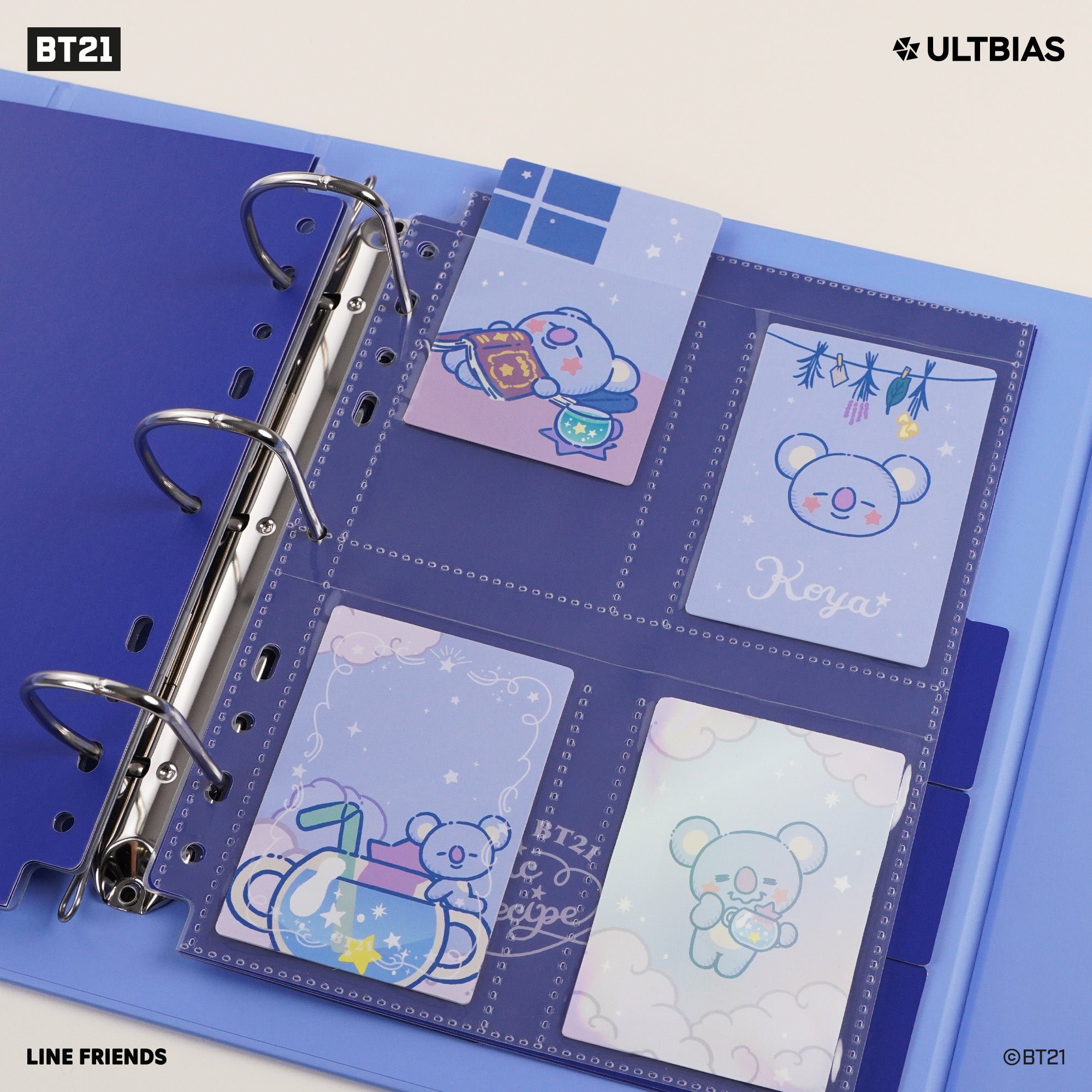 BT21 with ULTBIAS  - KOYA - A5 myCOLLECTION - Complete Set