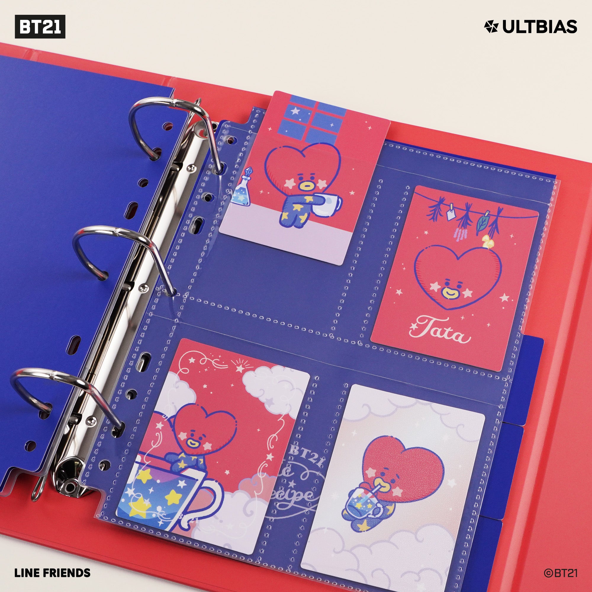BT21 with ULTBIAS - TATA - A5 myCOLLECTION - Complete Set