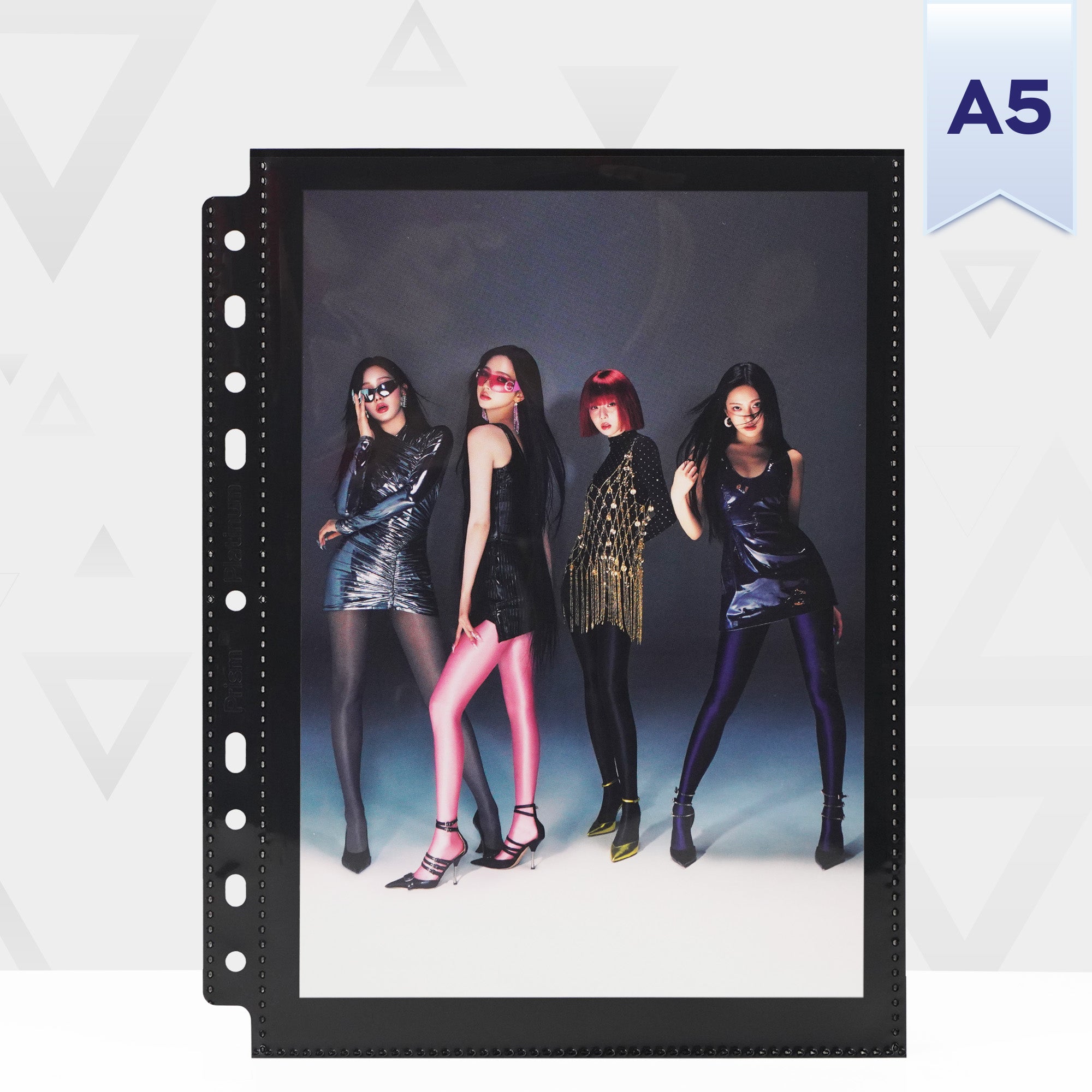 [PRE-ORDER] Custom A5 1-Pocket Pages - Mini Poster - Black