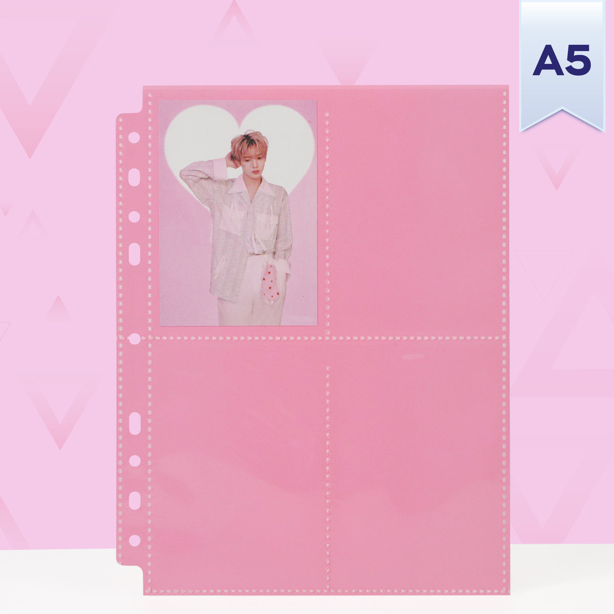 Custom A5 4-Pocket Pages - Mini Tour - Pink