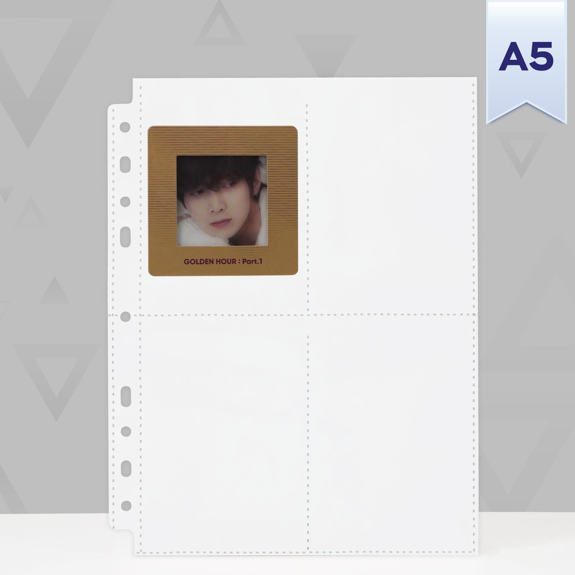 [PRE-ORDER] Custom A5 4-Pocket Pages - Mini Tour - White