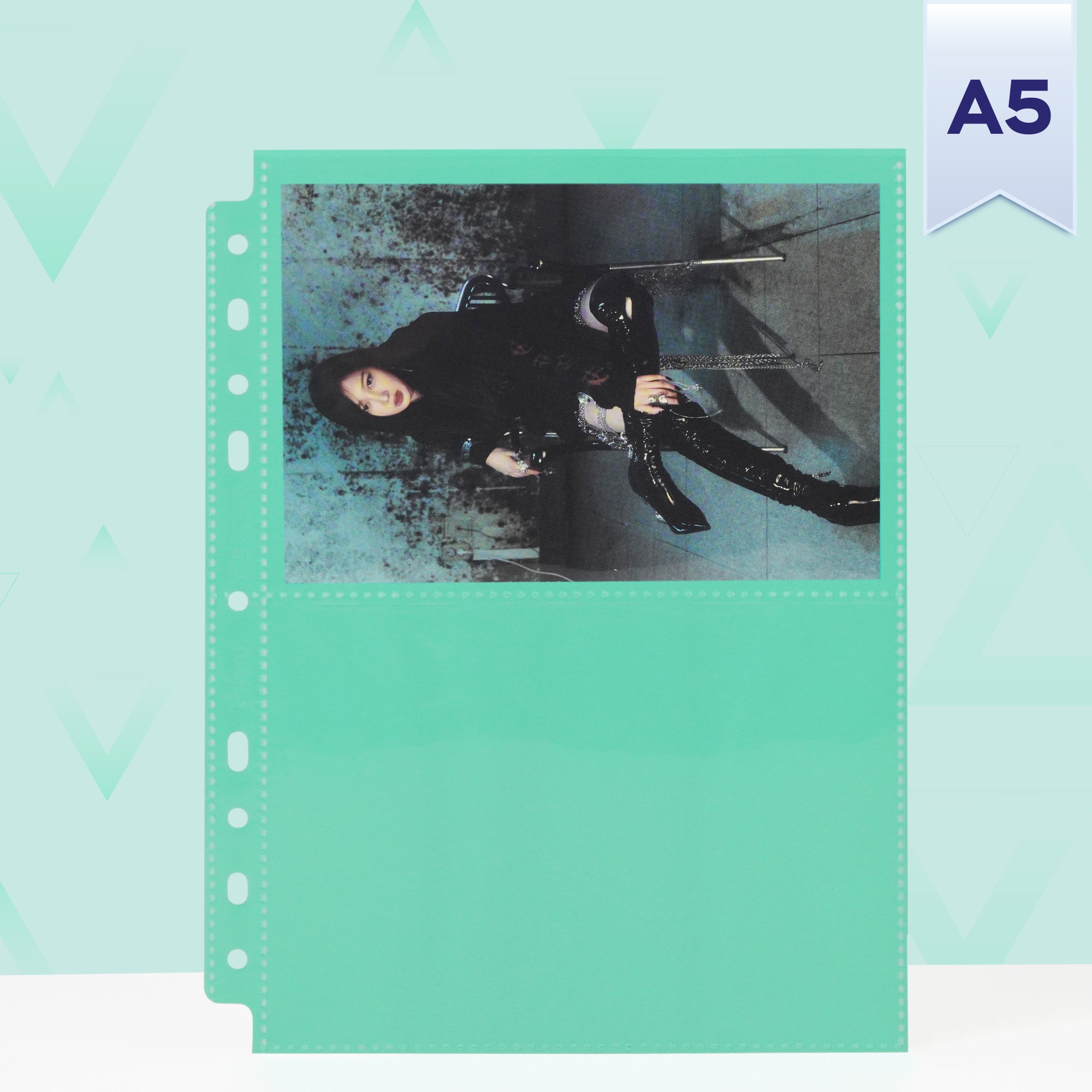 Custom A5 2-Pocket Pages - Postcard - Colored