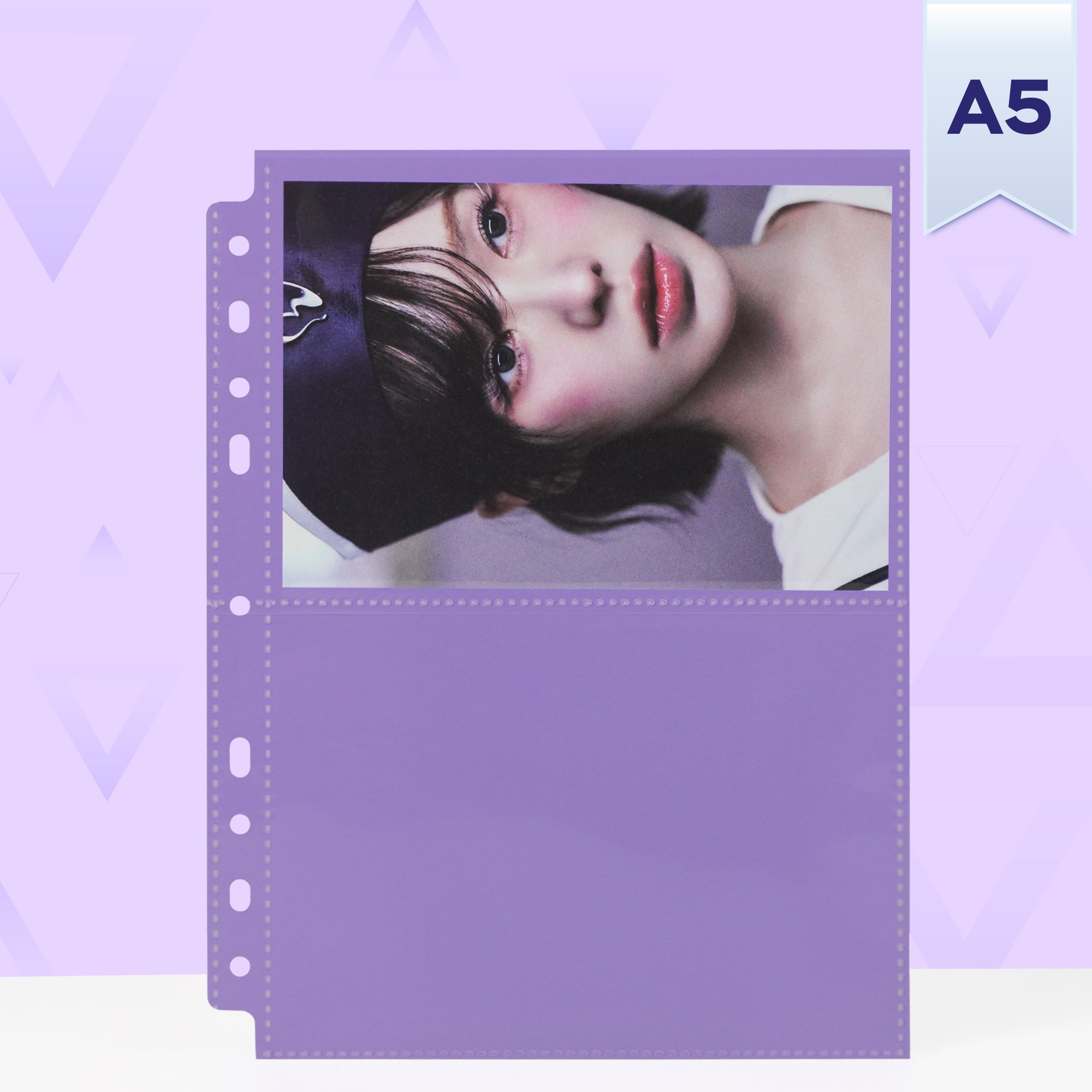 Custom A5 2-Pocket Pages - Postcard - Bunnies Colored
