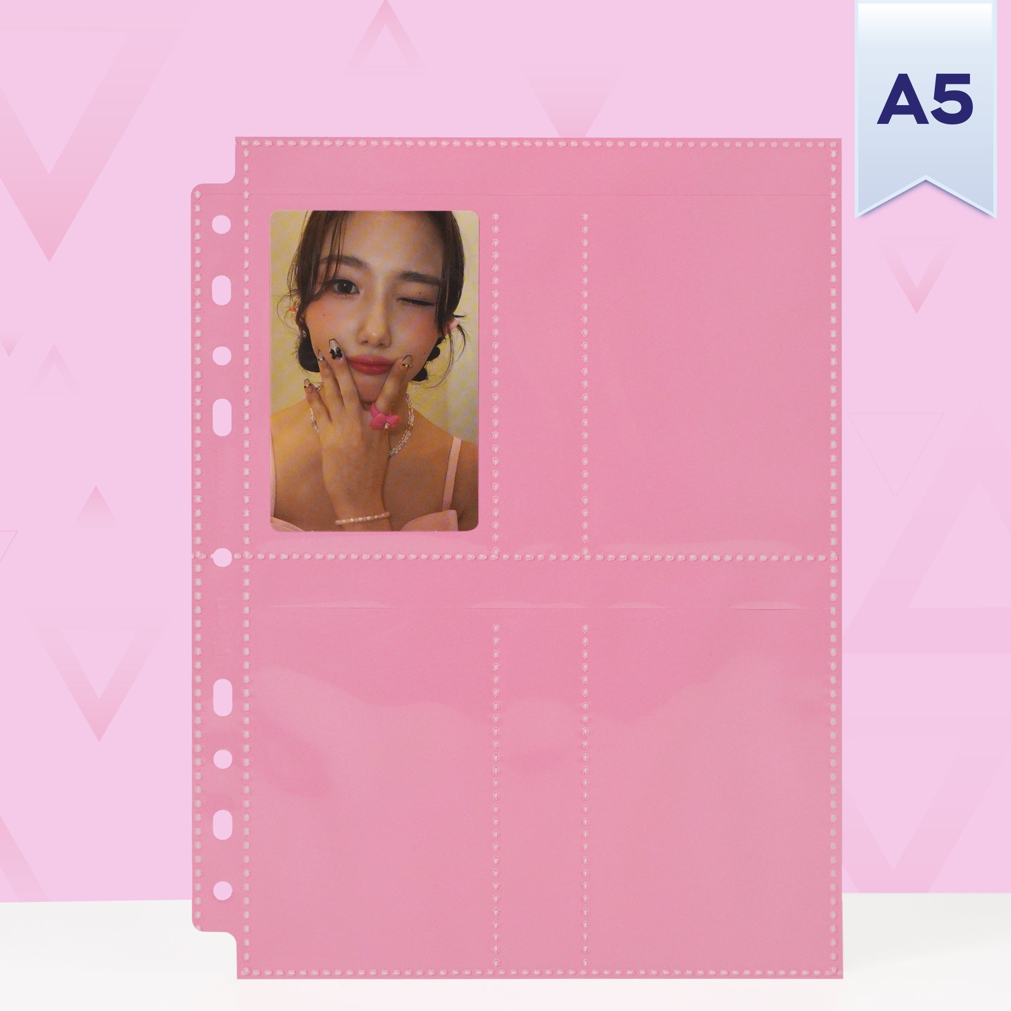 Custom A5 4-Pocket Pages - Double Sleeve - Colored