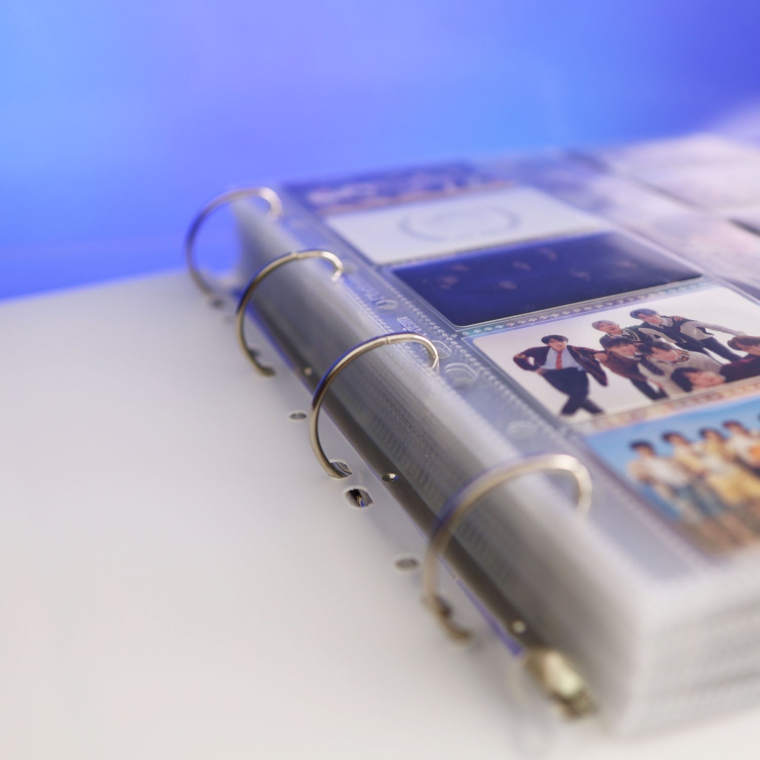 [PRE-ORDER] Custom A4 10-Pocket Pages - Prism Platinum