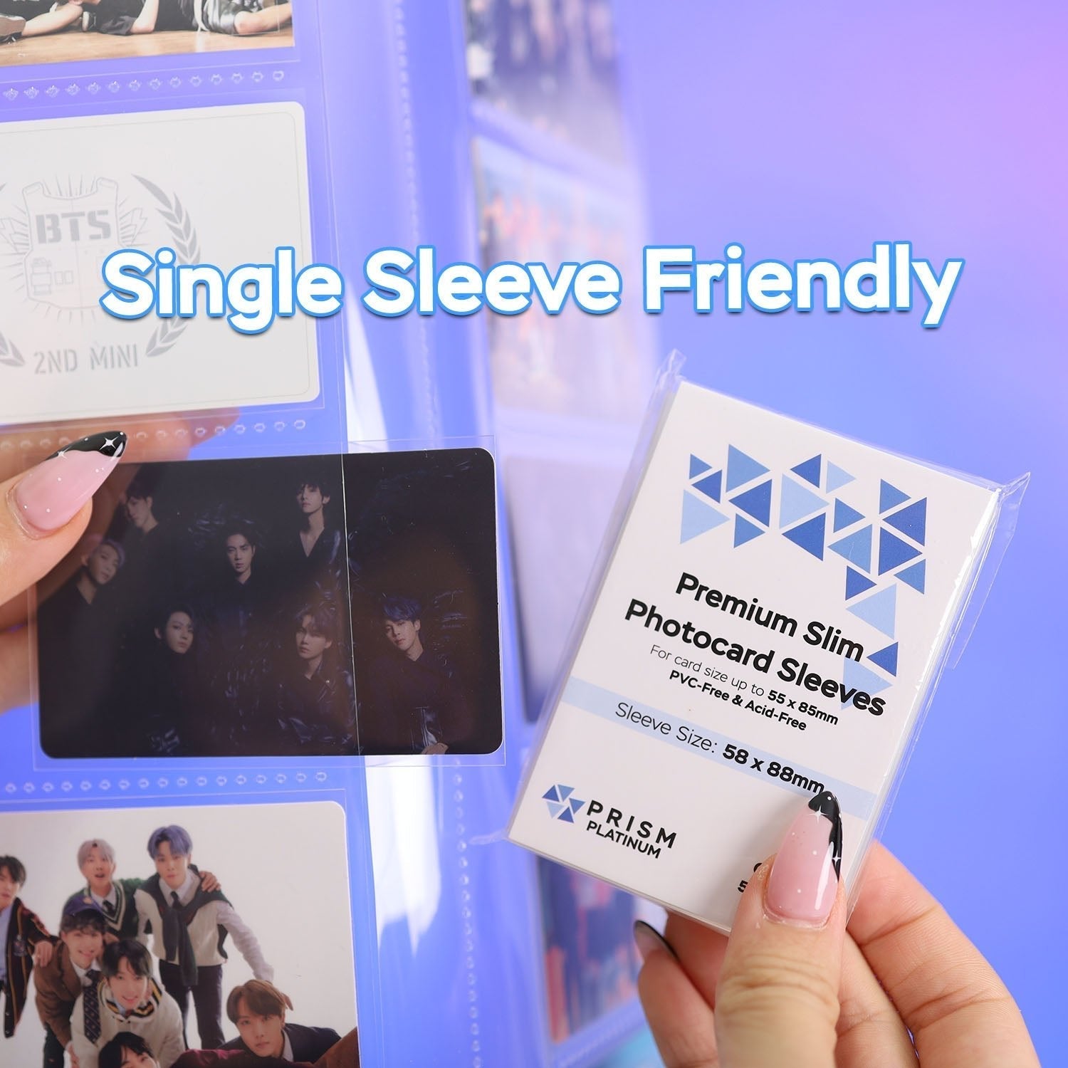 [PRE-ORDER] Custom A4 10-Pocket Pages - Prism Platinum