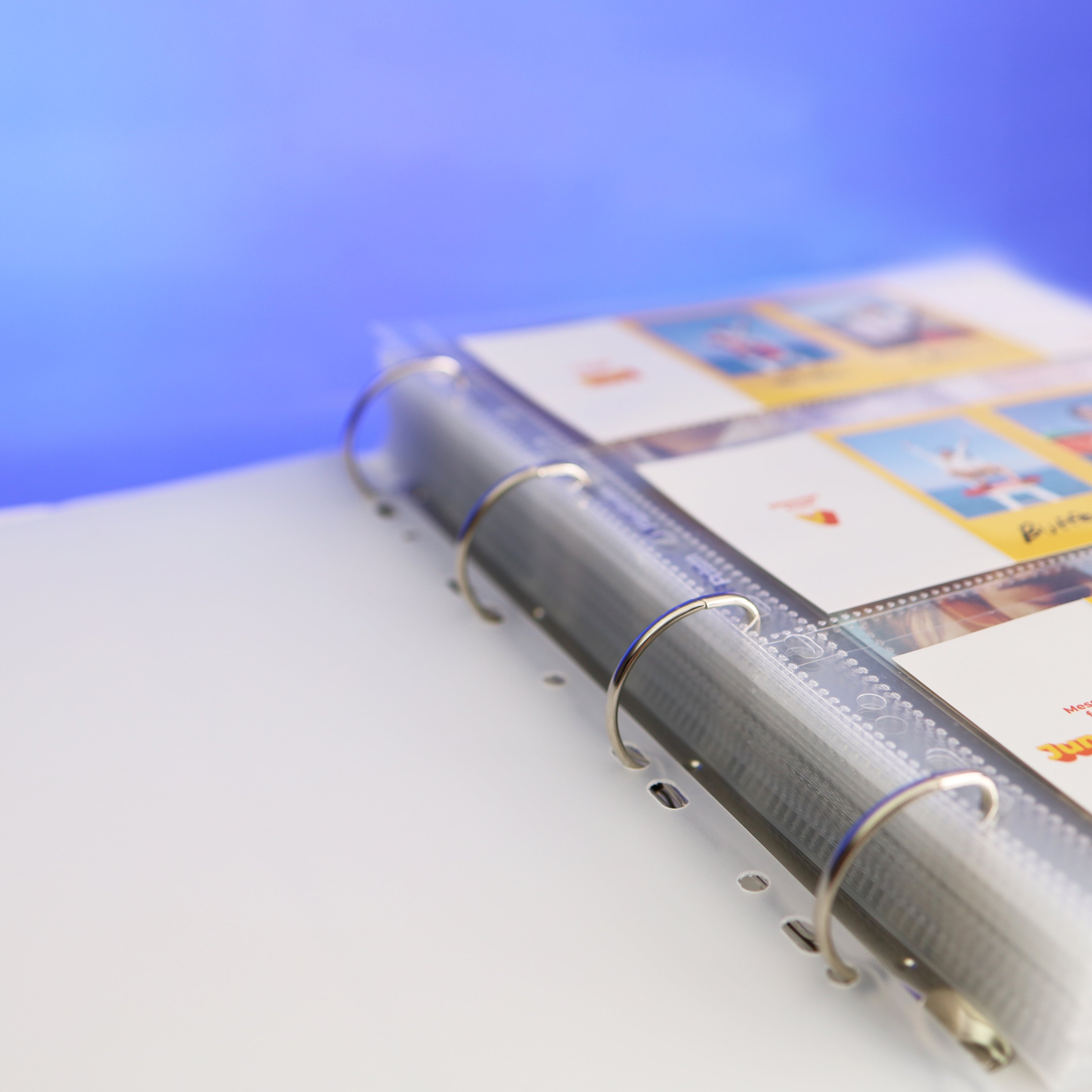 [PRE-ORDER] Custom A4 3-Pocket Pages - Prism Platinum