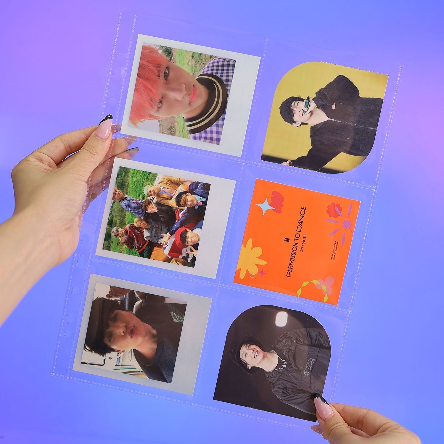 [PRE-ORDER] Custom A4 6 Pocket Pages - H - Prism Platinum