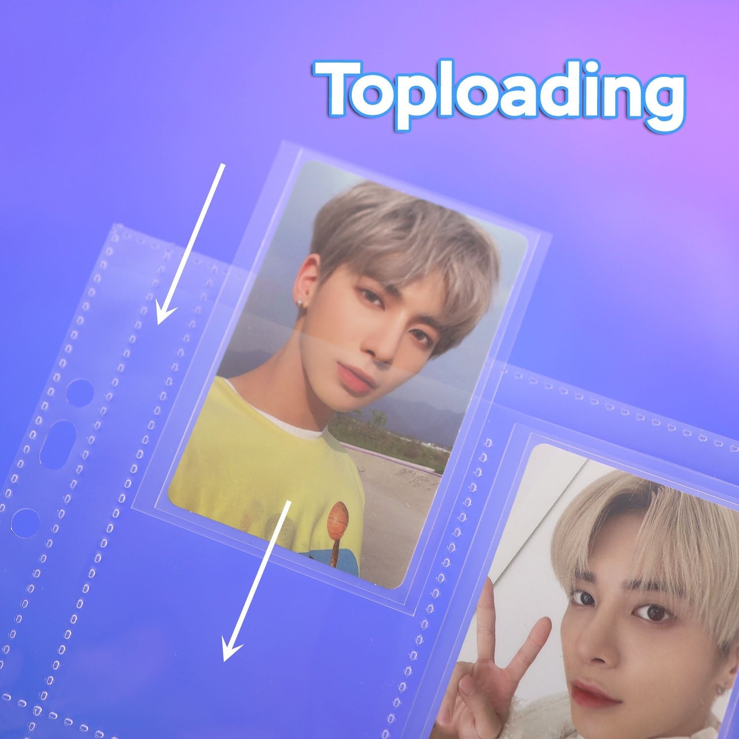 [PRE-ORDER] Custom A4 9-Pocket Pages – V4 – Standard Fit - Prism Platinum