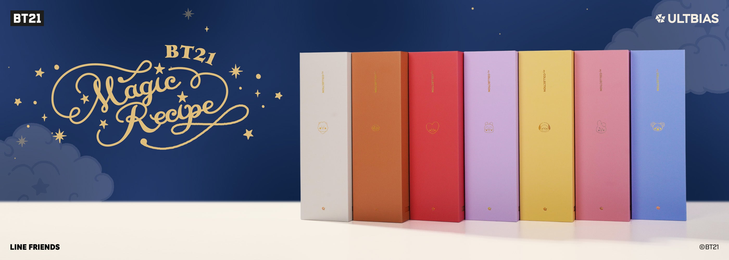 BT21 with ULTBIAS Magic Recipe Binders - Official Collection | ULTBIAS