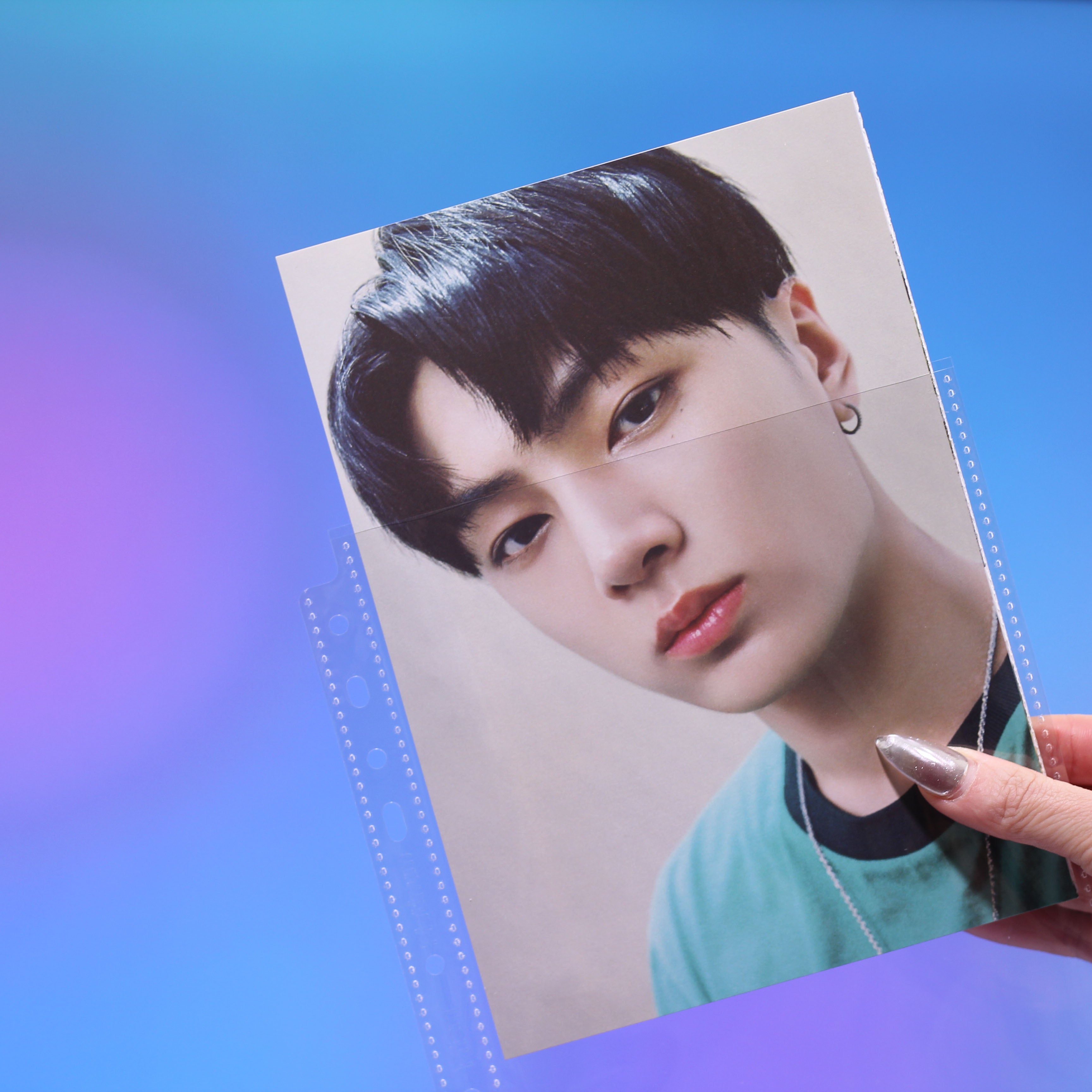 [Version 2] Custom A5 pages - 1-Pocket - Mini Poster - Prism Platinum US