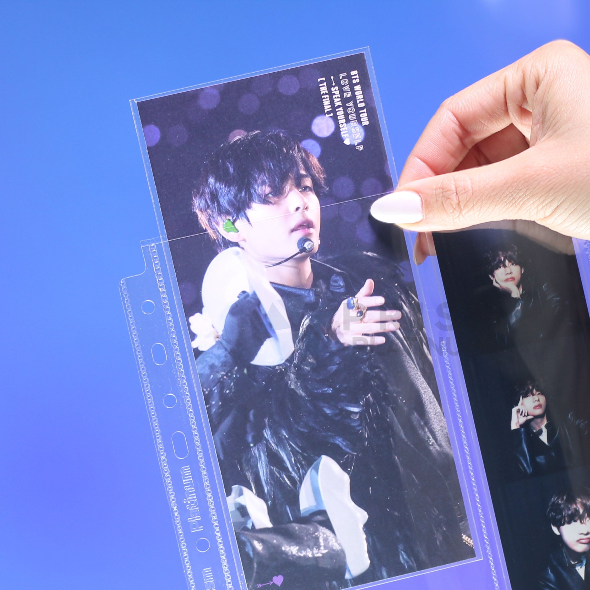 myCOLLECTION Custom A5 pages - 2-Pocket - Type A - Bookmark and Filmstrip - Prism Platinum US